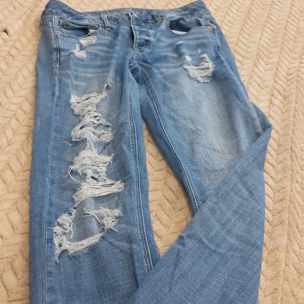 American size 4 long tomgirl jeans